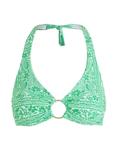 MELISSA ODABASH MELISSA ODABASH BRUSSELS PRINTED BIKINI TOP