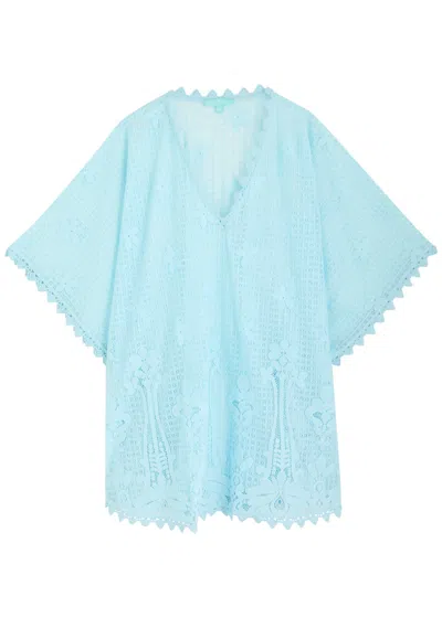 MELISSA ODABASH MELISSA ODABASH JOSIE COTTON-BLEND LACE KAFTAN