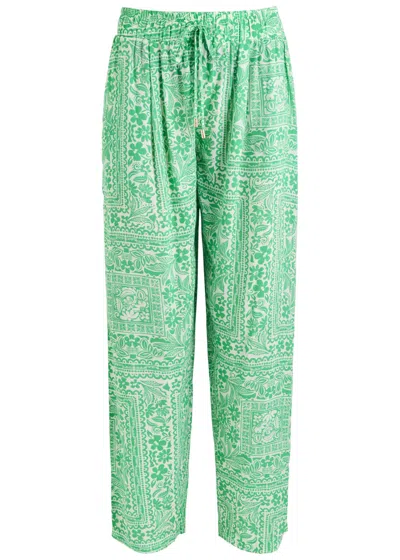 MELISSA ODABASH MELISSA ODABASH JUDE PRINTED STRAIGHT-LEG TROUSERS