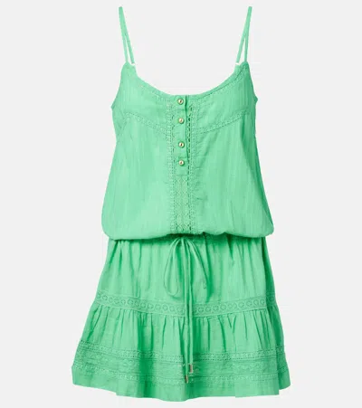 MELISSA ODABASH KELLY COTTON MINIDRESS