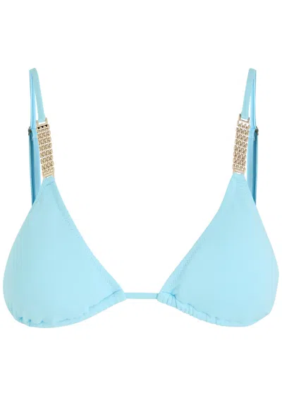 MELISSA ODABASH MELISSA ODABASH MALDIVES CHAIN-EMBELLISHED BIKINI TOP