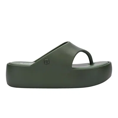 MELISSA WOMEN'S FREE PLATFORM THONG - GREEN