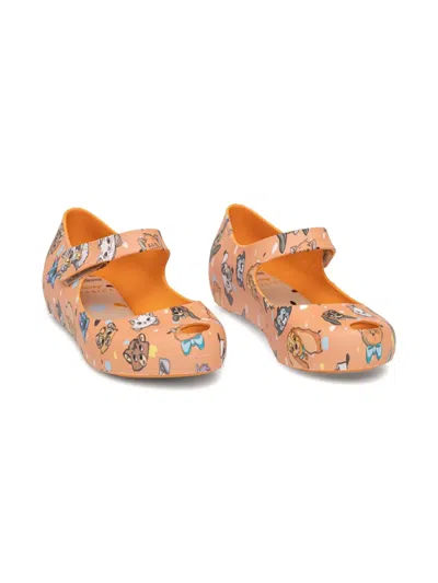 MELISSA X DISNEY PRINTED BALLERINA SHOES