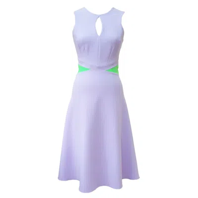 MELLARIS WOMEN'S PINK / PURPLE CLAUDETTE LILAC DRESS
