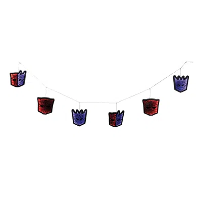 MELROSE INTERNATIONAL TRANSFORMERS GARLAND EKKOLIGHT 5.5'L - RED, PURPLE, BLACK