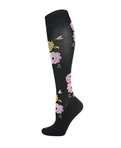 MEMOI WOMEN'S IN BLOOM 8-15MMHG GRADUATED COMPRESSION SOCKS MFY06342