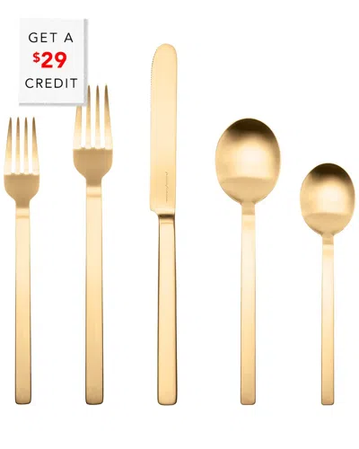 MEPRA MEPRA 5PC FLATWARE SET WITH $29 CREDIT