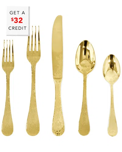 MEPRA MEPRA 5PC FLATWARE SET WITH $37 CREDIT