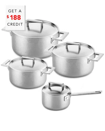 MEPRA MEPRA ATTIVA PEWTER 8PC SET WITH $188 CREDIT
