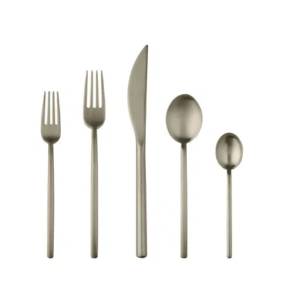 MEPRA DUE ICE CHAMPAGNE 20-PIECE FLATWARE SET, SERVICE FOR 4