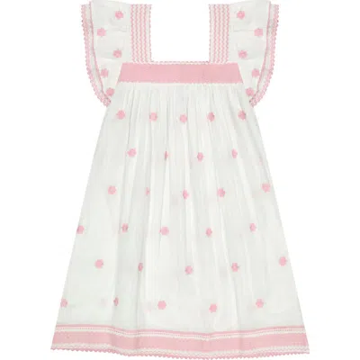 MER ST. BARTH DRESS PINK FRANGIPANI