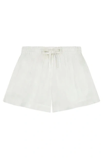 MER ST. BARTH MER ST. BARTH LA PLAGE BOY'S DRAWSTRING SHORT WHITE