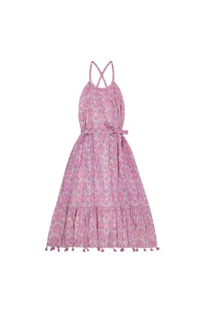 MER ST. BARTH SUNDRESS PINK PAISLEY