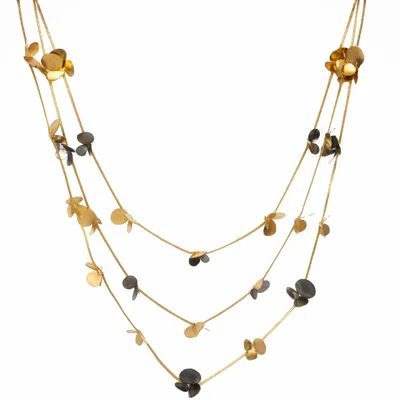 MERAKI BY RASHMI BAJAJ WOMEN'S GOLD / BLACK OXYLIS NECKLACE