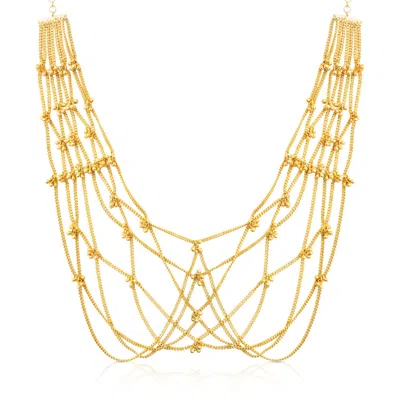 MERAKI BY RASHMI BAJAJ WOMEN'S GOLD NUR LUXE DRAPE NECKLACE