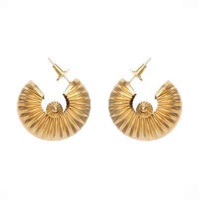 MERAKI BY RASHMI BAJAJ WOMEN'S GOLD ORIANA HOOP EARRINGS
