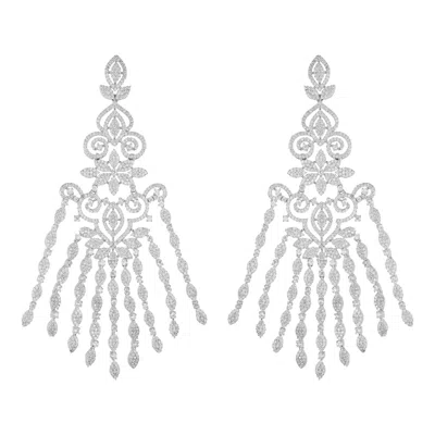 MERAKI BY RASHMI BAJAJ WOMEN'S WHITE CELESTE EARRINGS