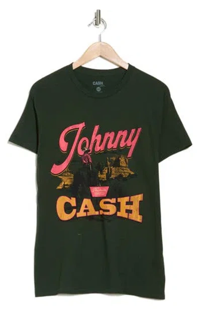 MERCH TRAFFIC MERCH TRAFFIC JOHNNY CASH NASHVILLE TENNESSEE COTTON GRAPHIC T-SHIRT