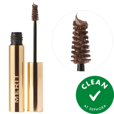 MERIT BROW 1980 VOLUMIZING TINTED EYEBROW GEL-POMADE LIGHT BROWN 0.15 OZ / 4.5 ML