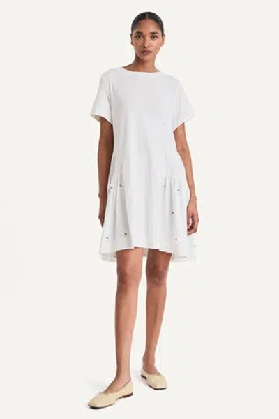 MERLETTE LUMEN DRESS IN WHITE