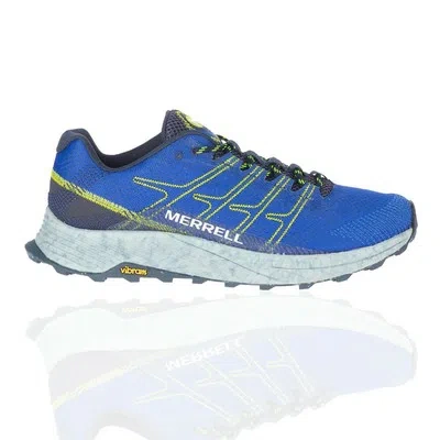 MERRELL MERRELL MENS MOAB FLIGHT TRAIL RUNNING SHOES TRAINERS SNEAKERS BLUE SPORTS