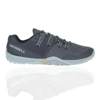 MERRELL MERRELL MENS TRAIL GLOVE 6 RUNNING SHOES TRAINERS SNEAKERS BLACK SPORTS