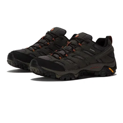 MERRELL MERRELL MOAB 2 MENS GREY WATERPROOF GORE TEX WALKING SHOES TRAINERS SNEAKERS