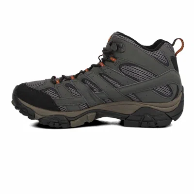 MERRELL MERRELL MOAB 2 MID MENS GREY GORE TEX WALKING TREKKING SHOES BOOTS