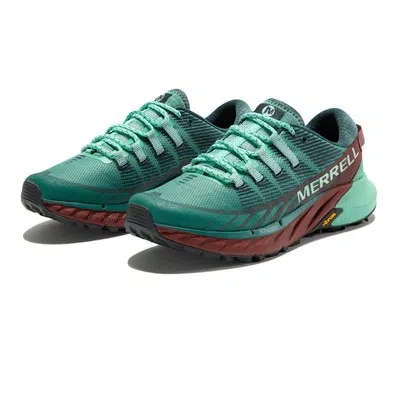 MERRELL MERRELL WOMENS AGILITY PEAK 4 TRAIL RUNNING SHOES TRAINERS SNEAKERS GREEN SPORTS