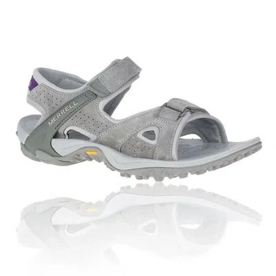 MERRELL MERRELL WOMENS KAHUNA 4 STRAP SHOES SANDALS GREY SPORTS OUTDOORS BREATHABLE