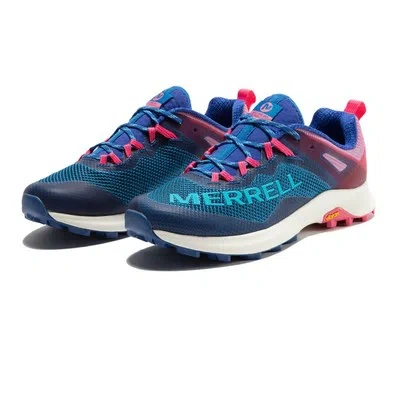 MERRELL MERRELL WOMENS MTL LONG SKY TRAIL RUNNING SHOES TRAINERS SNEAKERS BLUE SPORTS