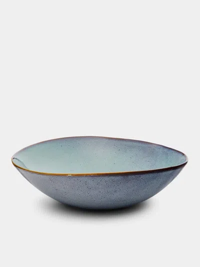 MERVYN GERS CERAMICS HAND-GLAZED CERAMIC LARGE BOWL