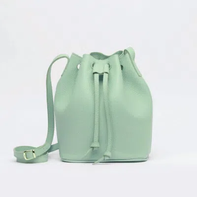 MESCH WOMEN'S MADISON BUCKET BAG IN MINT
