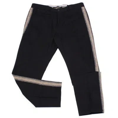 MESSAGERIE 5853Y PANTALONE UOMO BLACK MESSAGERIE COTTON TROUSER MAN