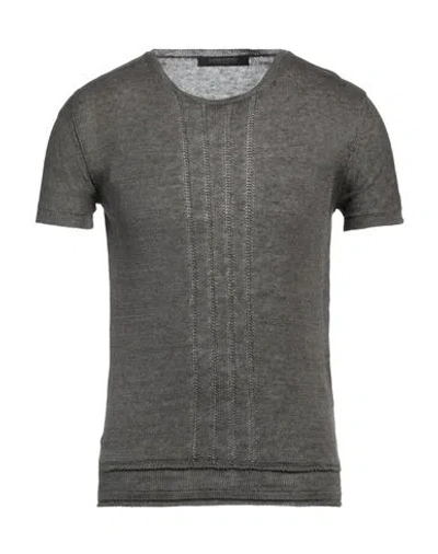 MESSAGERIE MESSAGERIE MAN SWEATER LEAD SIZE 42 LINEN