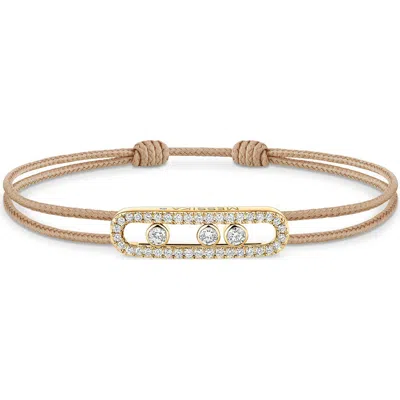 MESSIKA MESSIKA CARE PAVÉ DIAMOND CORD BRACELET