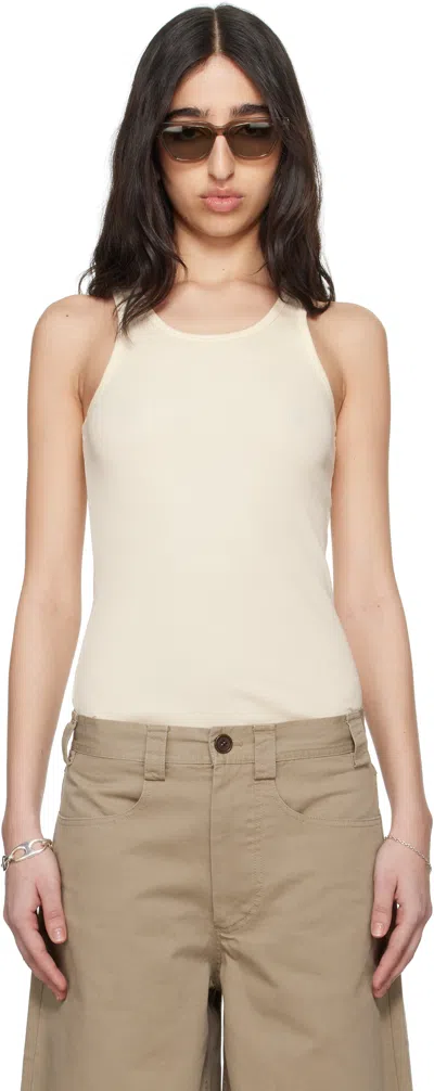 META CAMPANIA COLLECTIVE OFF-WHITE FRANCIS JERSEY RIB TANK TOP
