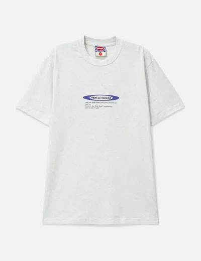 METALWOOD STUDIO HELLO WORLD T-SHIRT