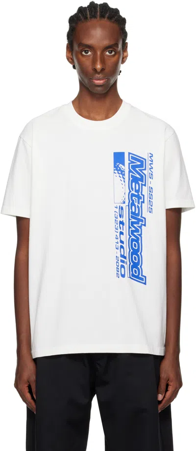 METALWOOD STUDIO WHITE LA BREA SHOP T-SHIRT