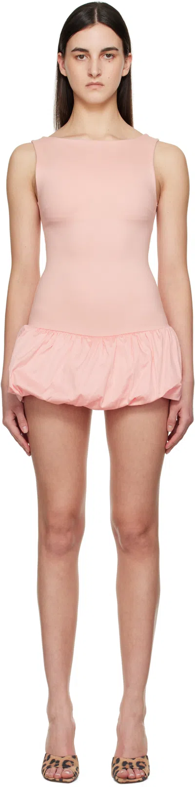 MIAOU PINK PAMELA MINIDRESS