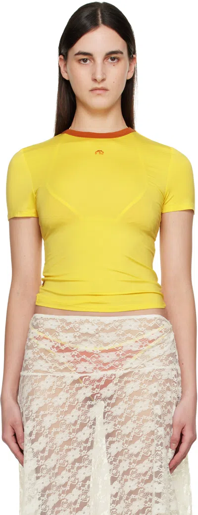 MIAOU YELLOW MINI T-SHIRT