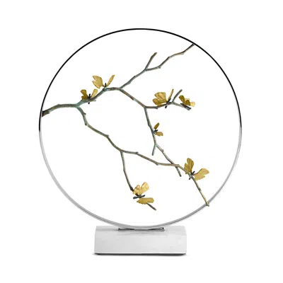 MICHAEL ARAM BUTTERFLY GINKGO 22 MOON GATE SCULPTURE
