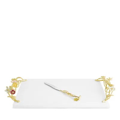 MICHAEL ARAM WILDFLOWERS CHEESEBOARD WITH KNIFE