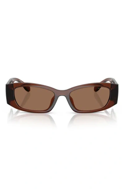 MICHAEL KORS MICHAEL KORS 52MM RECTANGULAR SUNGLASSES