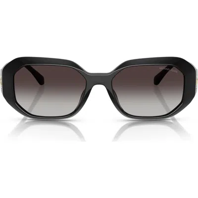 MICHAEL KORS MICHAEL KORS 54MM GRADIENT GEOMETRIC SUNGLASSES