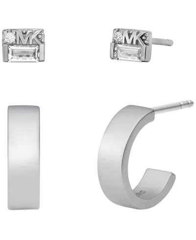 MICHAEL KORS BRASS EARRING DUO BOX SET