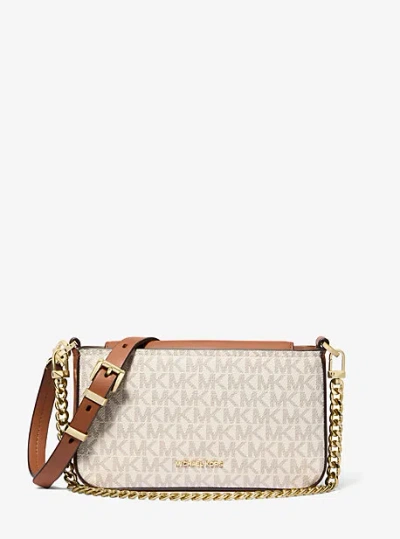 MICHAEL KORS BRYANT SMALL SIGNATURE LOGO CONVERTIBLE POCHETTE