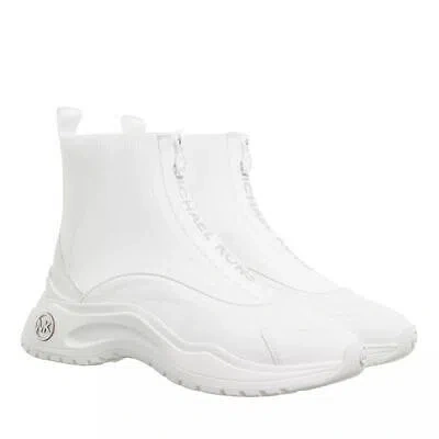 MICHAEL KORS MICHAEL KORS DARA ZIP BOOTIE OPTIC WHITE WHITE NEU & OVP 1356330