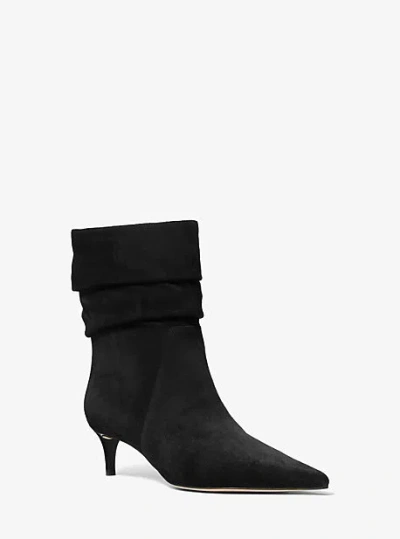 MICHAEL KORS DAWN SUEDE ANKLE BOOT