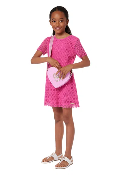 MICHAEL KORS DRESS WITH LOGO MICHAEL KORS IN LACE